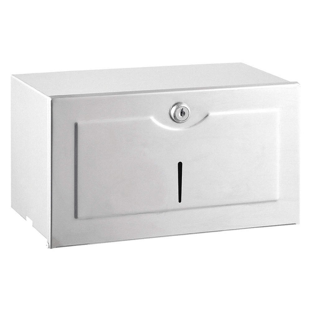GRAINGER 1ECK5 Paper Towel Dispenser,(400) Single Fold 1ECK5