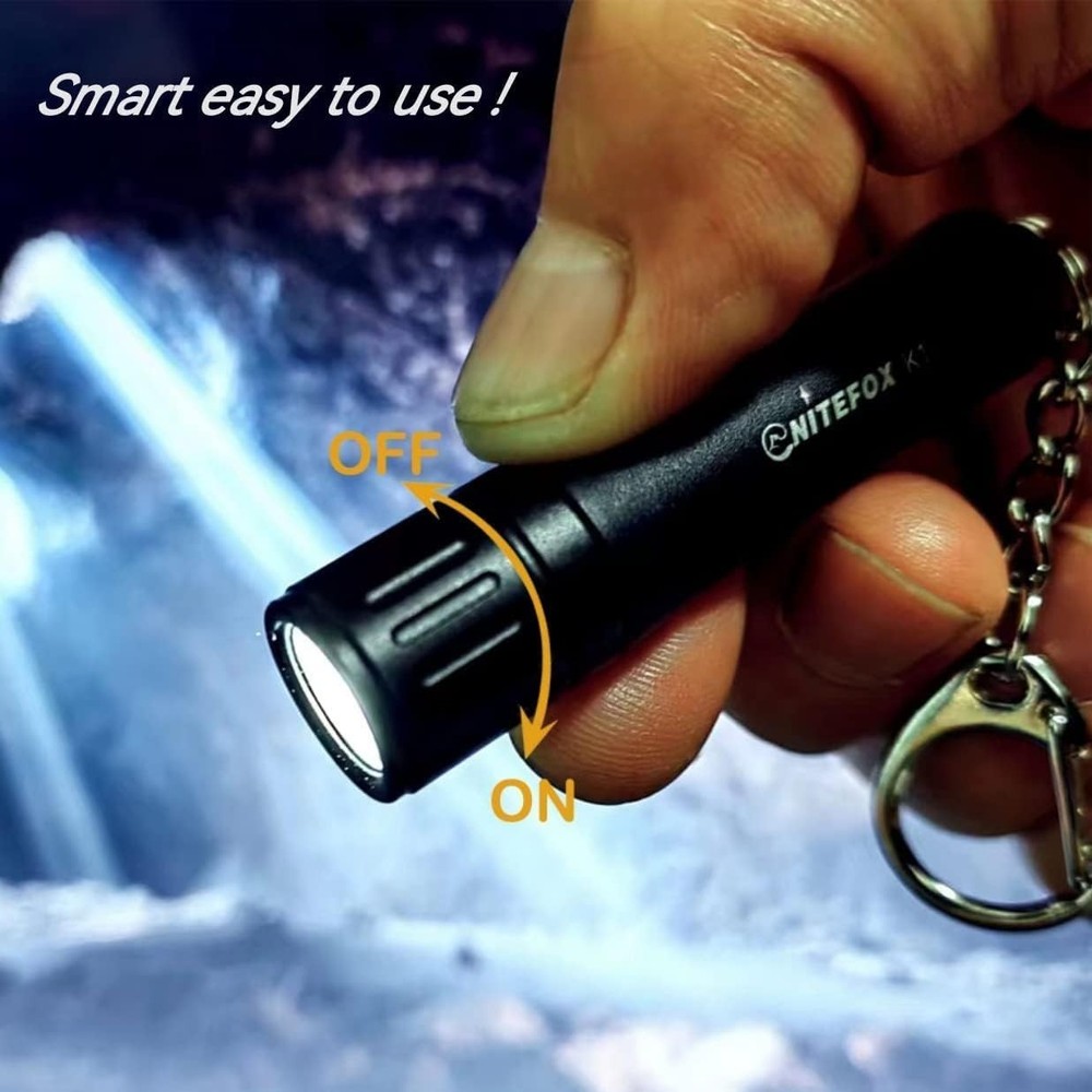 Mini AAA Keychain Flashlight High Bright 150 Lumens Small Pocket Flashlight P...