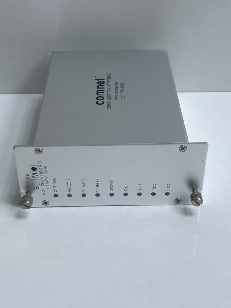 COMNET COMMUNICATION NETWORKS FVR46(M) 4 CH DIG VIDEO REC +2 WAY DATA
