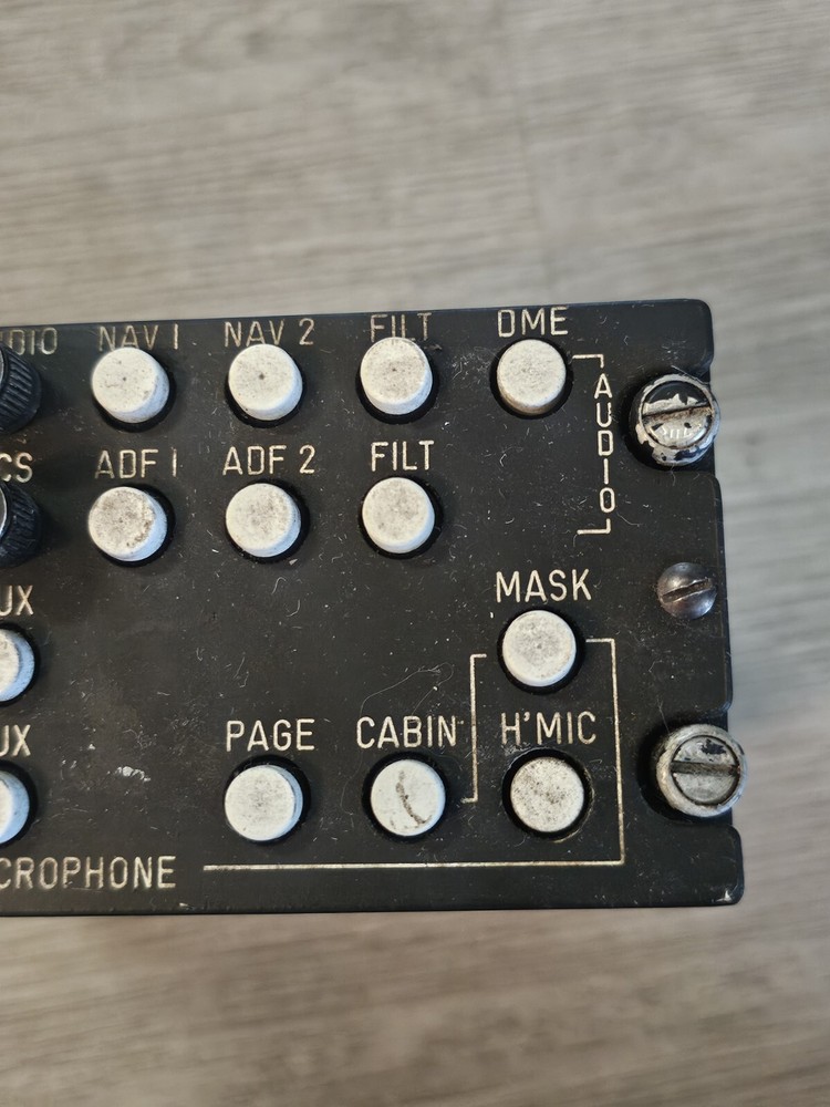 Baker Electronics M1045 Audio System M1045 BEBC-AAO1 Aviation Control Panel