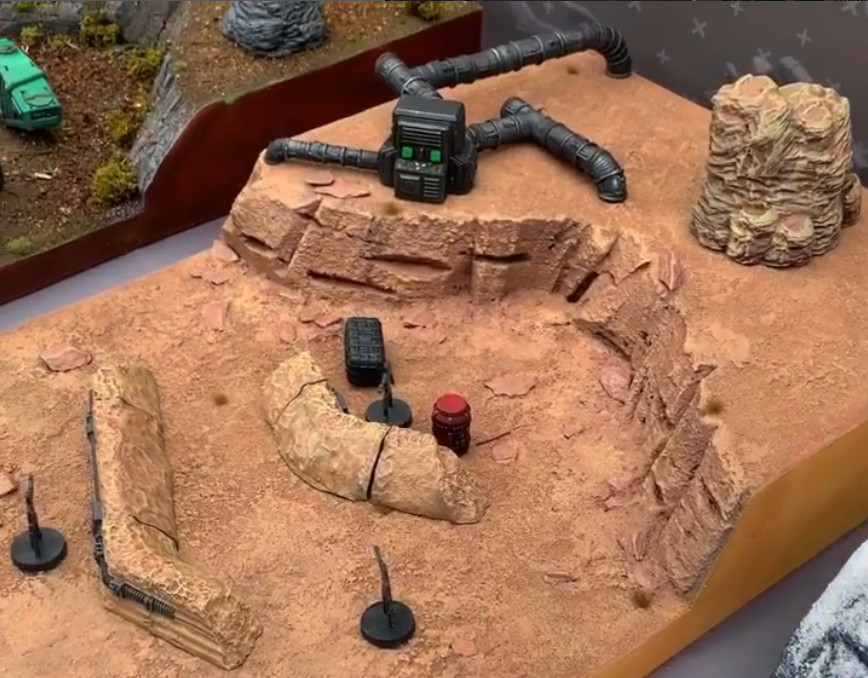 Trench Set for 28mm Legion Sci-fi Tabletop Terrain