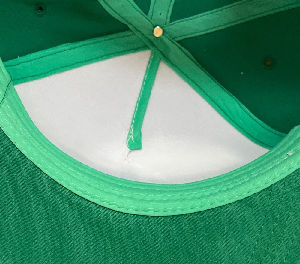 DP Dude Perfect Cap Green & White Snapback Baseball Hat dp Logo Adjustable