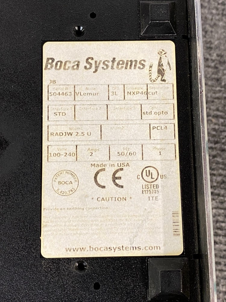 Boca Systems Vlemur NXP46 Thermal Ticket Printer - Open Box -