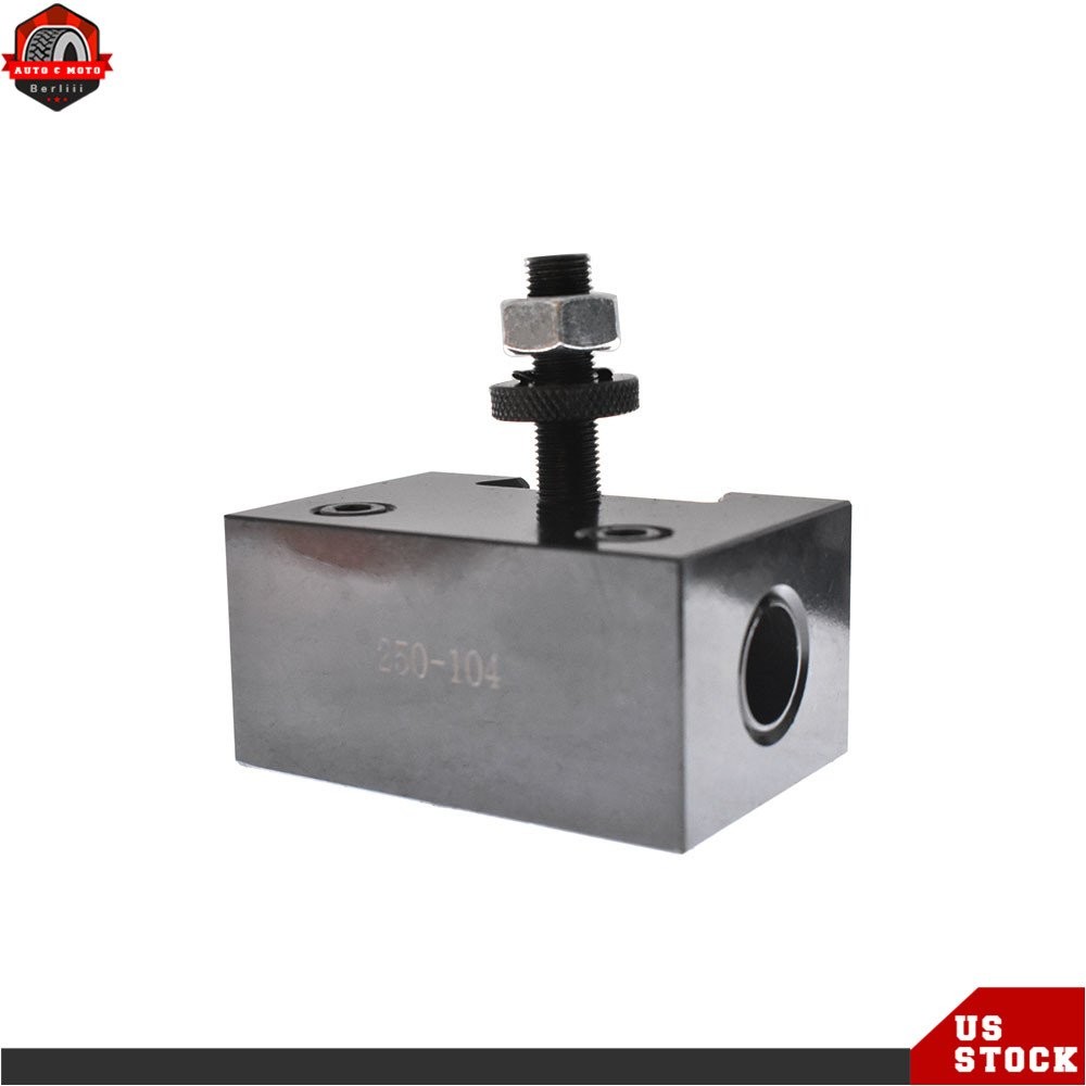 6Pack AXA 250-100 Size Piston Type Quick Change Tool Post Set Swing Dia 12"