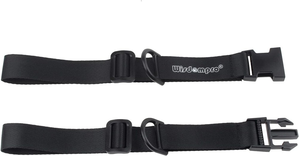 Wisdompro Backpack Chest Strap, Heavy Duty Adjustable Sternum Black