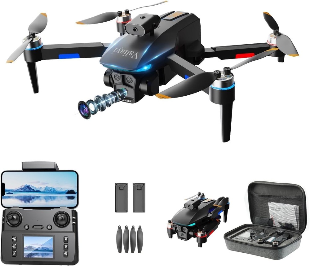 Mini Drone with Camera for Beginners,Foldable,360 Flips,Dual 480p