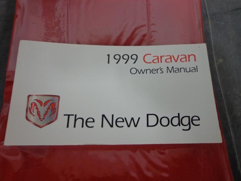 1999 CARAVAN OWNERS MANUAL