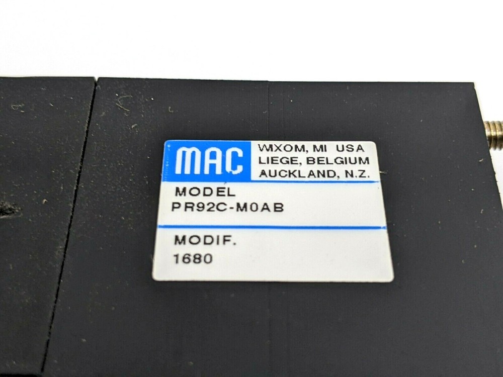 MAC Valves PR92C-M0AB Pressure Regulator