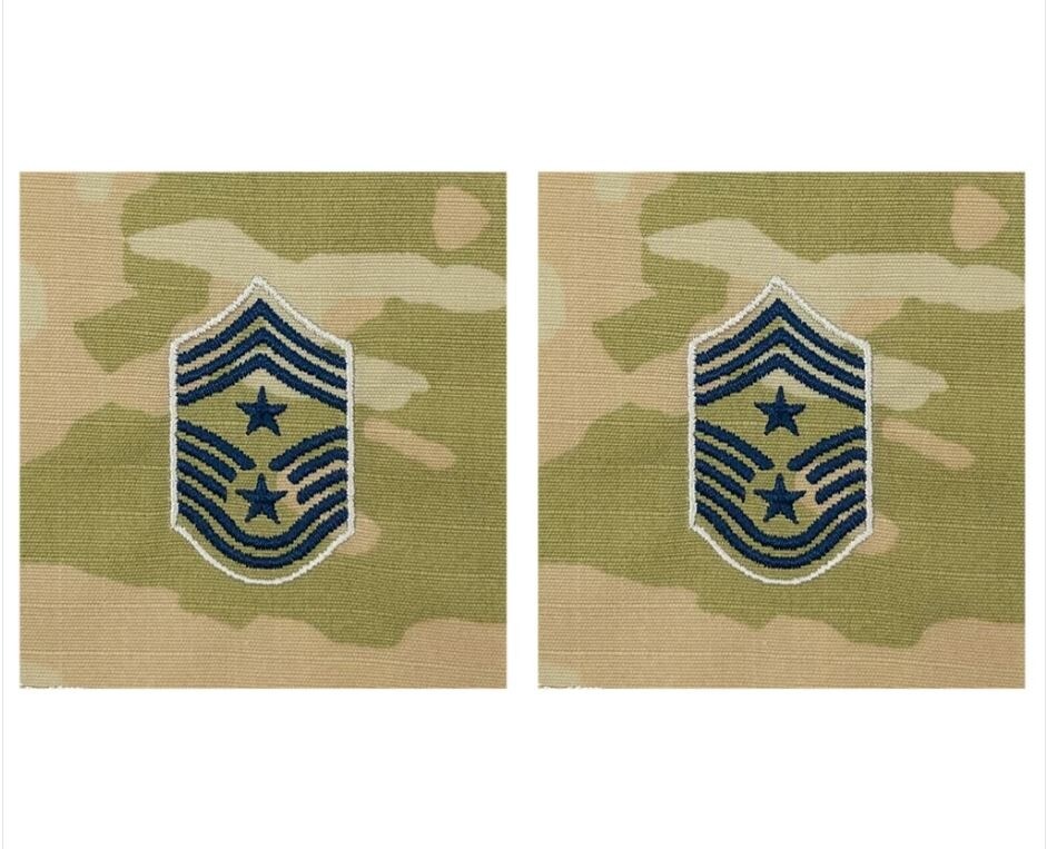Vanguard SPACE FORCE EMBROIDERED RANK: COMMAND CHIEF MASTER SERGEANT OCP SEW ON