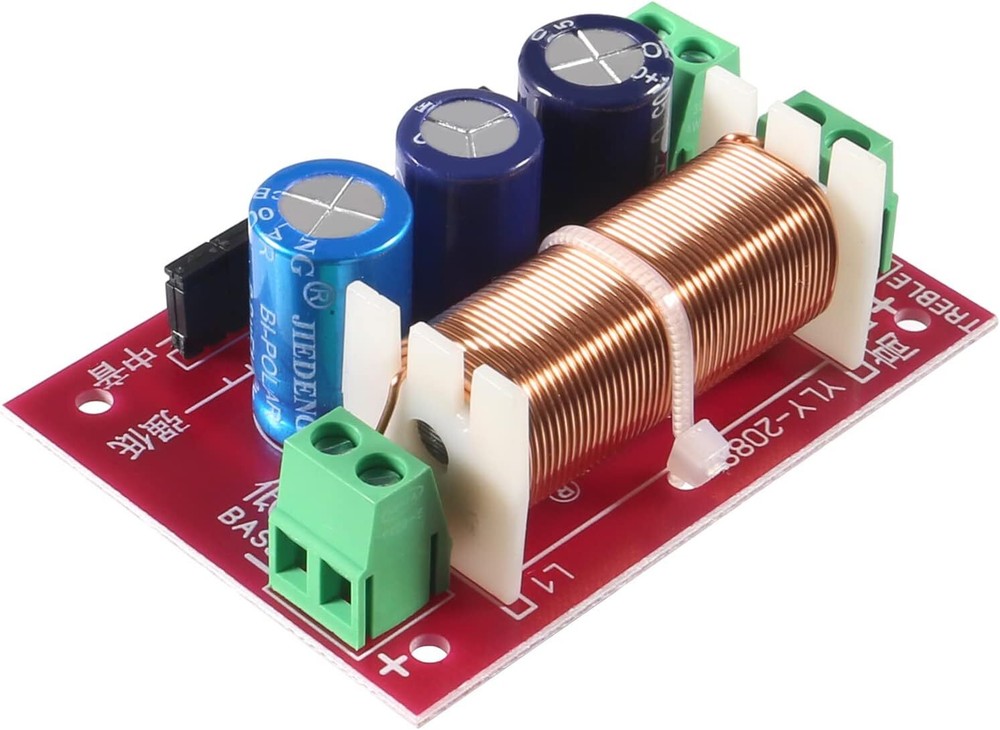 2Pcs 400W Adjustable 2 Way Speaker Crossover Audio Frequency Divider Filters