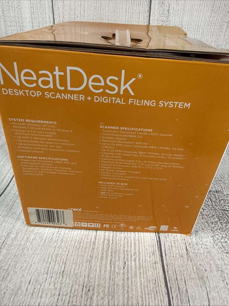 NEAT NC1000 Wireless Pass-Through Scanner - Cloud Scanner & Data Filing System