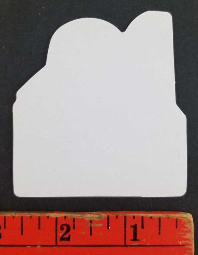 Red Skull Skateboard Sticker Card