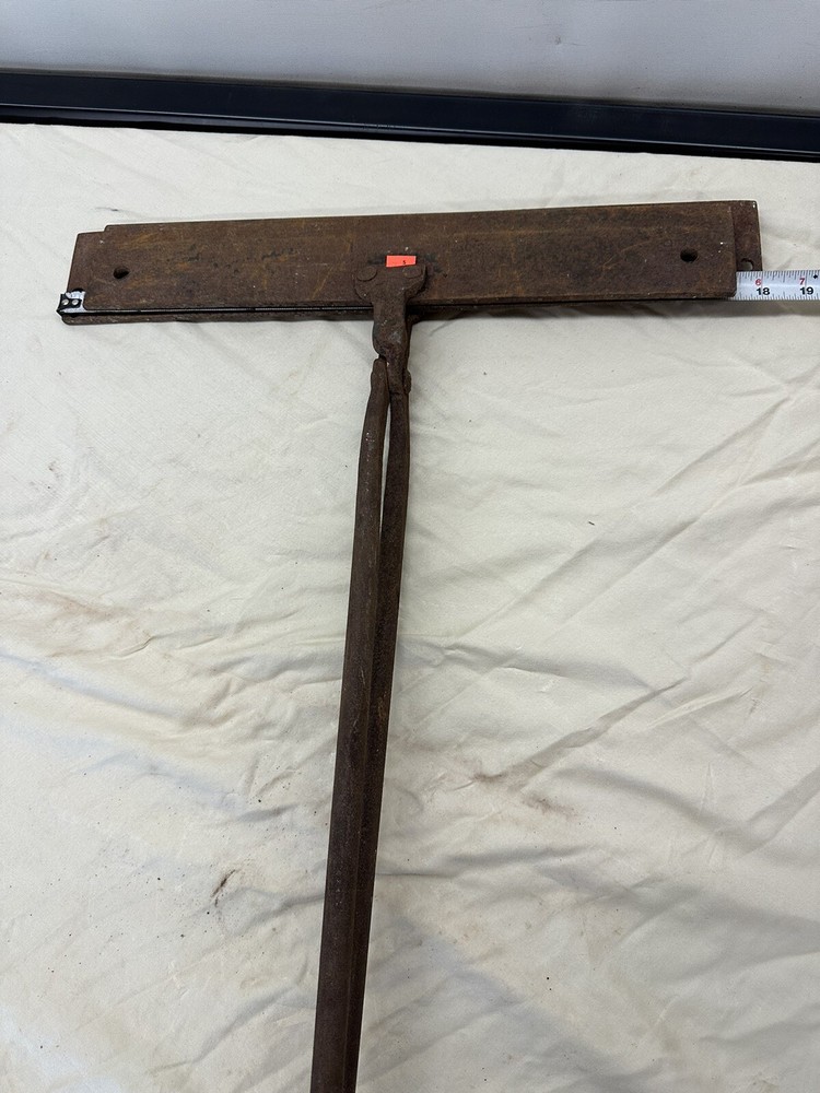 Antique Cast Iron Blacksmith Long Cast Iron Handles Clamping Tool ~ Unknown Use