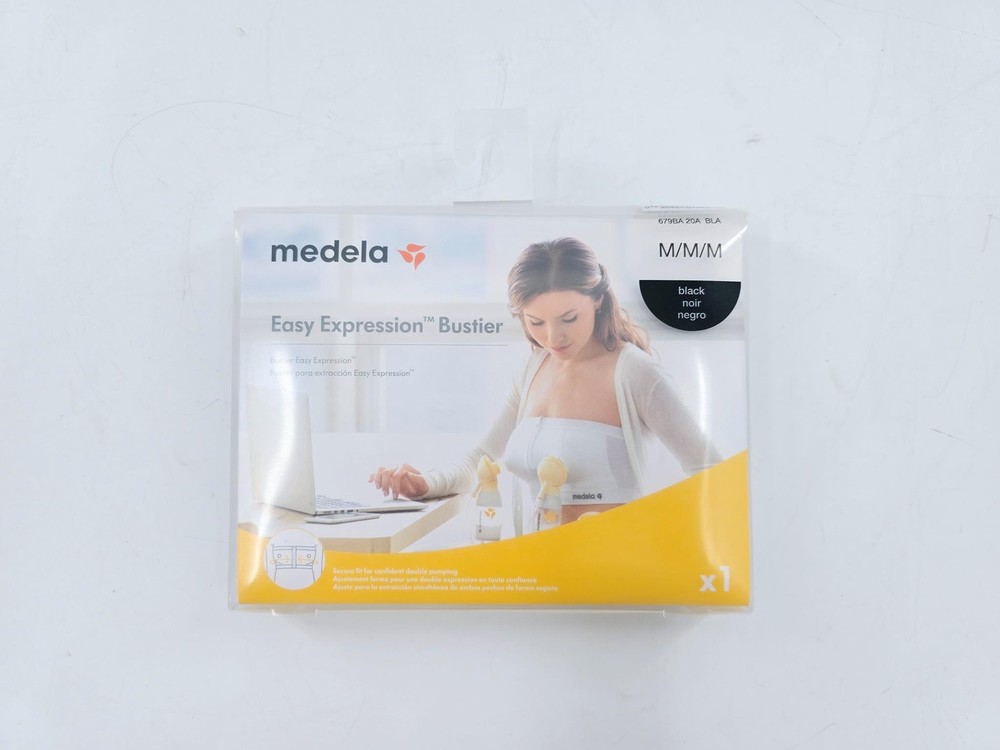 Medela 67944 Easy Expression Bustier Medium Black Case of 3