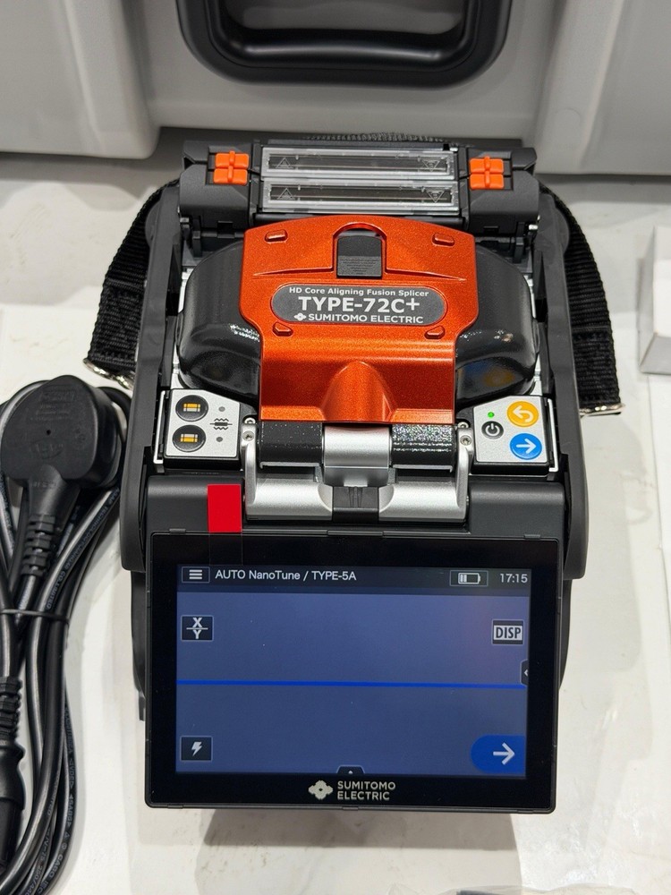 Sumitomo TYPE72C+ High Definition Aligning Splicer Complete Kit 50 Arcs