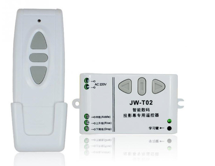 Motorised Projector Screen Control unit Curtain Blind Projector Remote contol RF