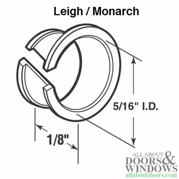 Leigh / Monarch Bushing ( Nylinder ), 5/16 inch Inside Diameter, Nylon / Plastic