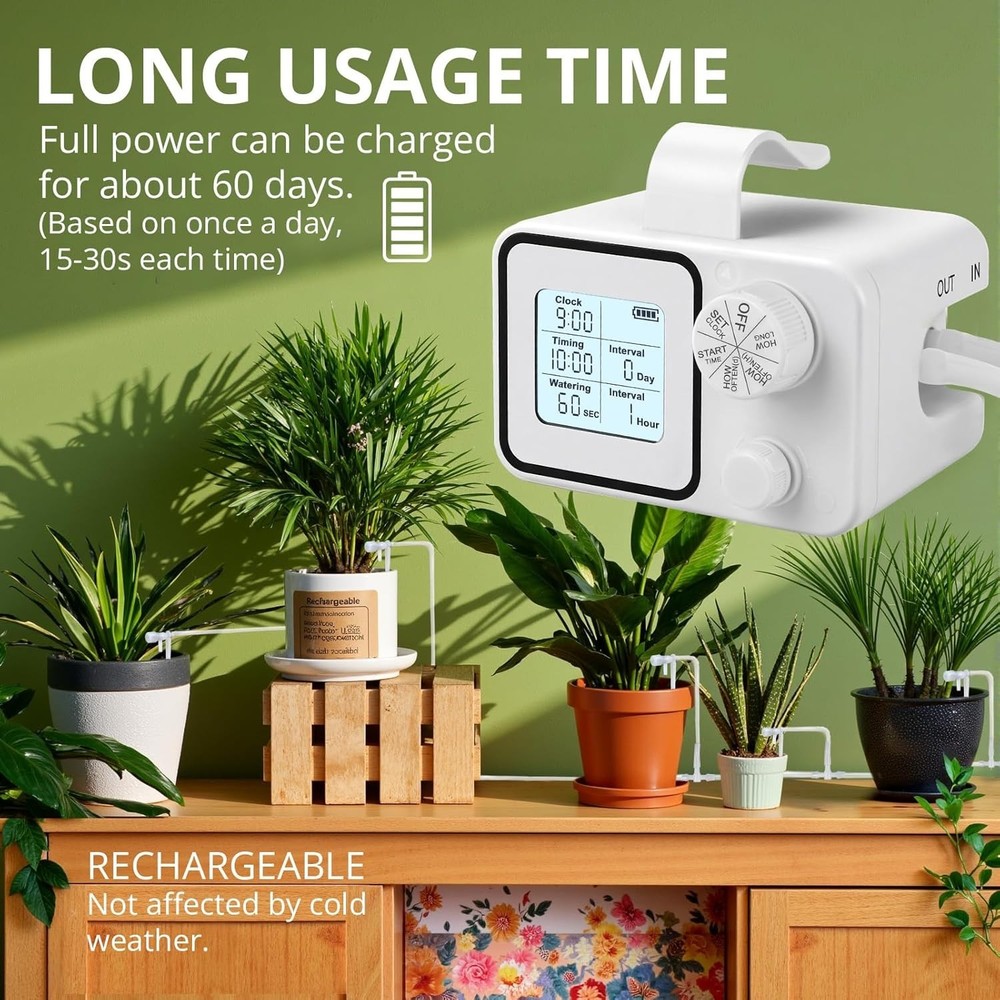 Automatic Watering System for 15 Potted Plants