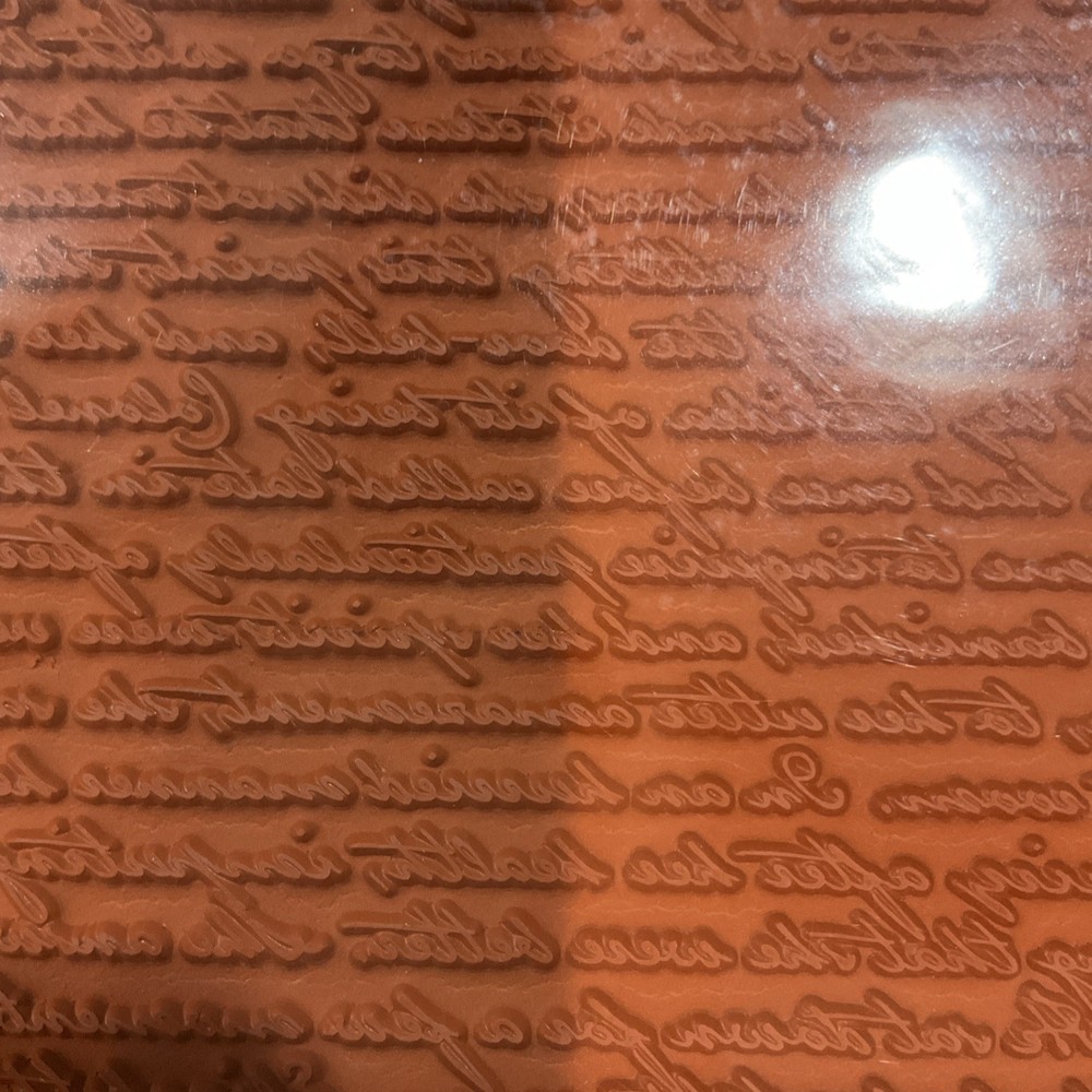 My Favorite Things Romantic Script Background Stamp NIP