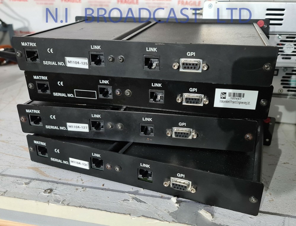 4x Audionics remote boxes and headphone control