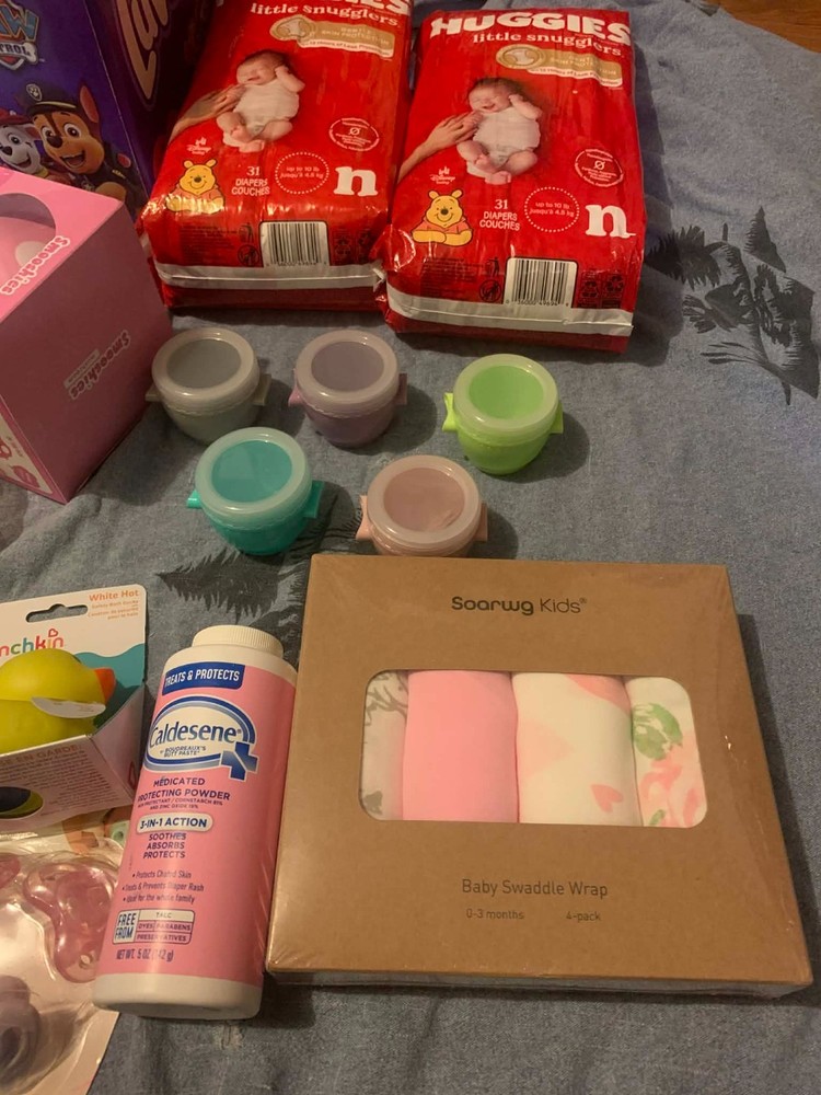 pampers &baby items lot