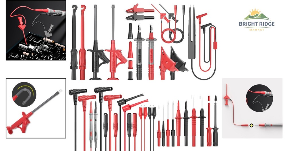 Electronics Testing Kit 33PCS with Multimeter Leads and Probing Accessories