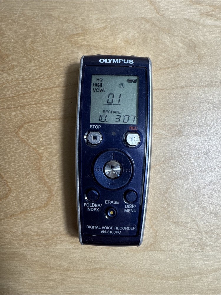 WORKING Olympus Handheld Digital Voice Recorder VN-3100PC