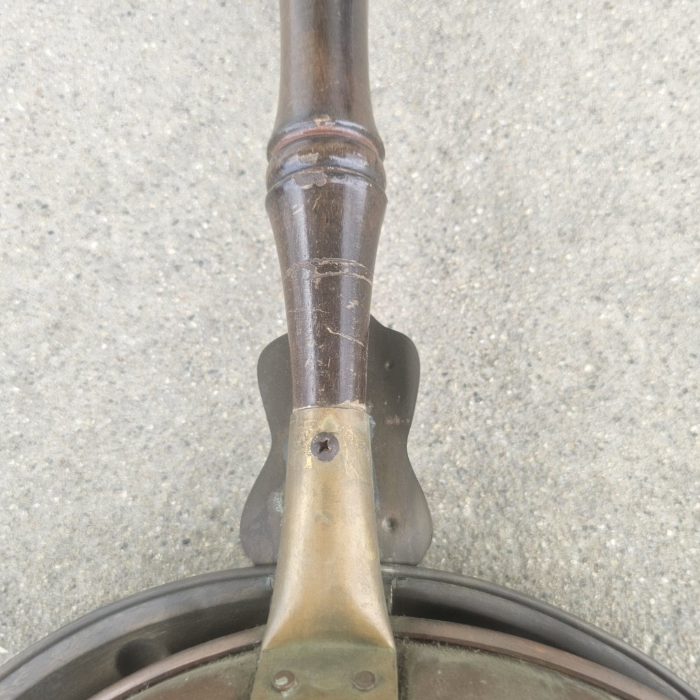 Vintage Bed Warmer.. Possible Copper Pot.