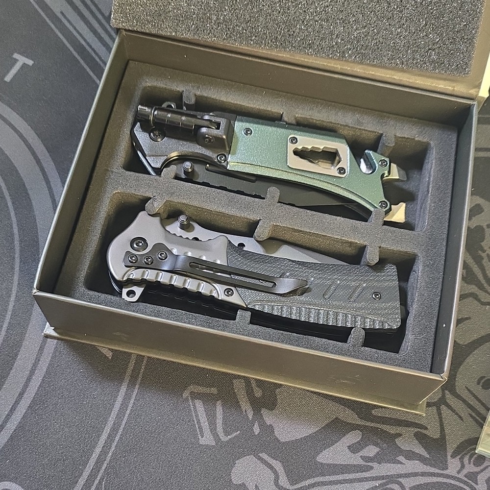 High Point EDC Summit Series Two Knife Set With Patch