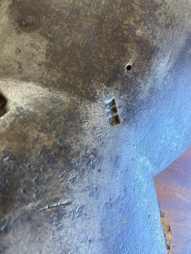 Antique Single Bevel Side Axe - Blacksmith Forged