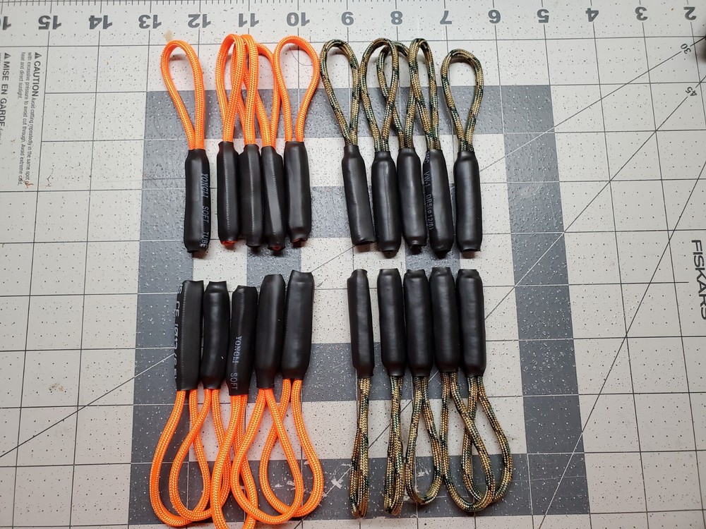 BushCraft Fire Starter Zipper Pulls
