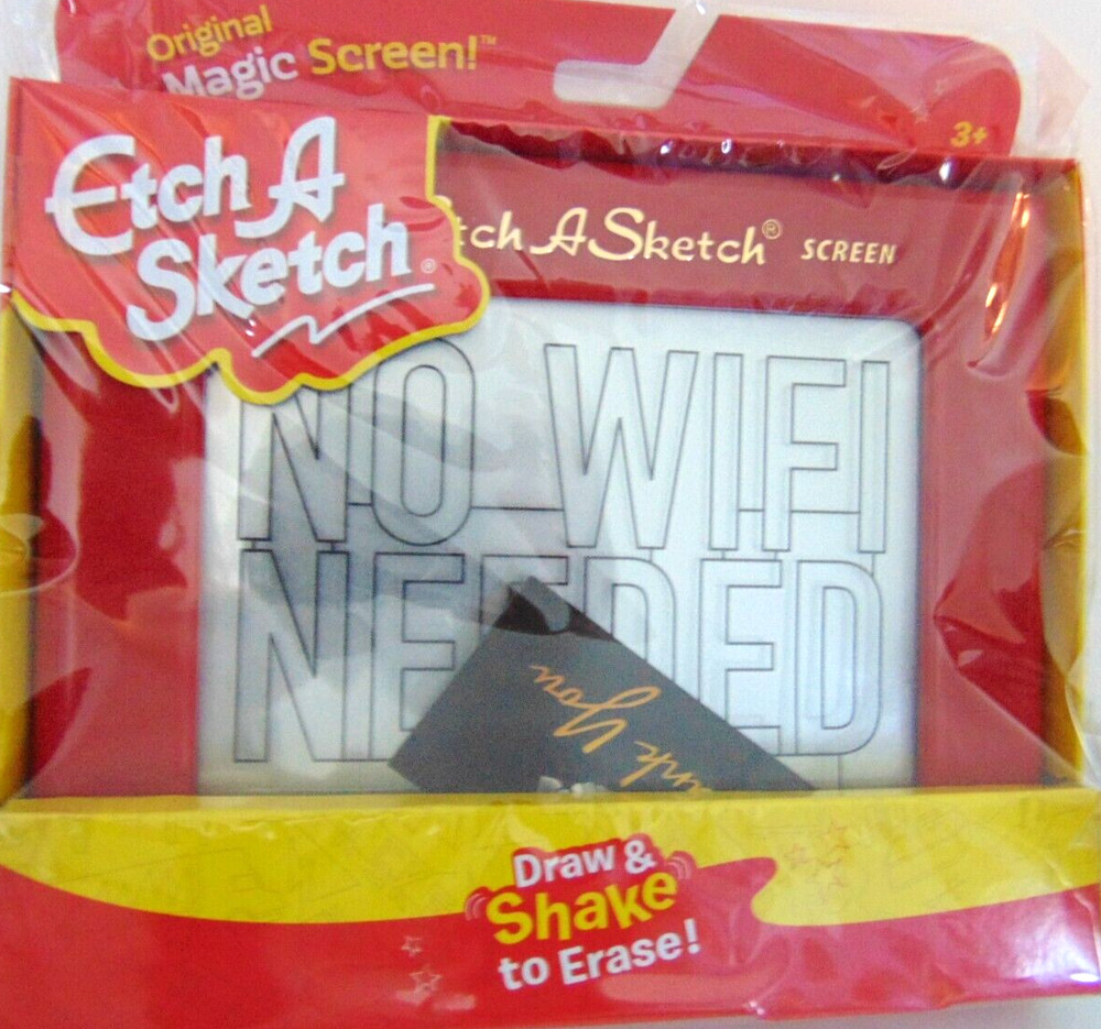 New  ETCH A SKETCH  Original Magic Screen  Draw & Shake to Erase!
