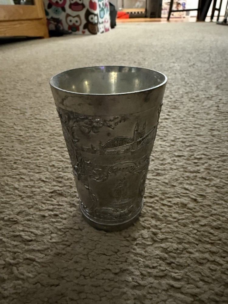 Silver Ornate Cup Vintage