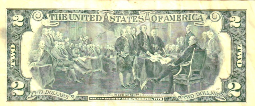 2013 US Two Dollar $2 Bill Currency Note REPEATING 3's UNUSUAL SERIAL NUMBER