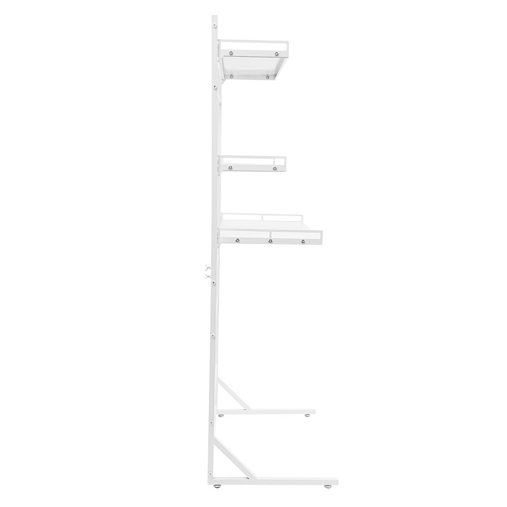 3-tier Washing Machine Shelf Multi-functional Laundry Storage Shelf Space Saving