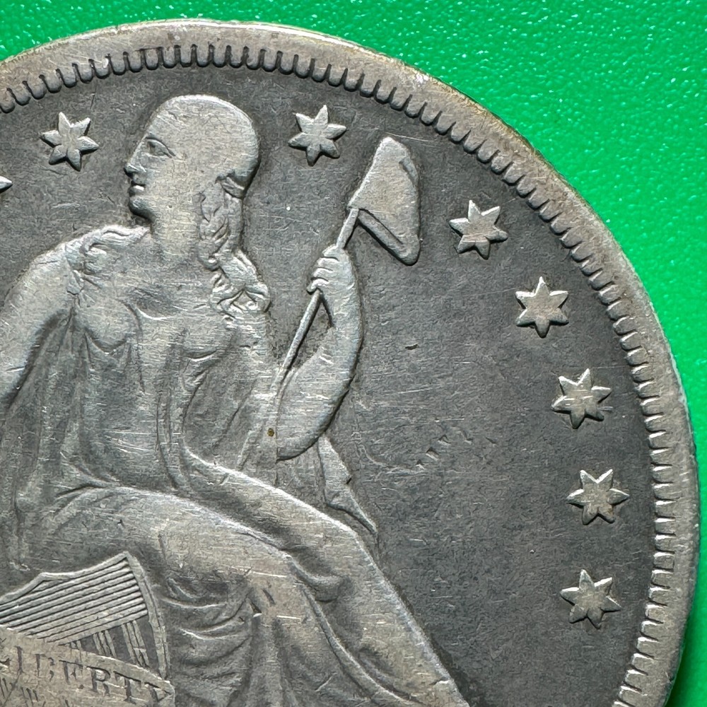 1859-O Liberty Seated Silver Dollar 7228