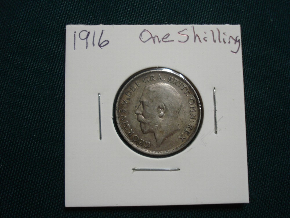 1916 One Shilling Great Britain