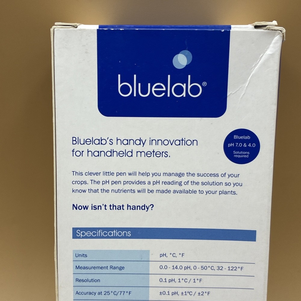 BlueLab pH Pen Handheld Meter BP1-1910-3329