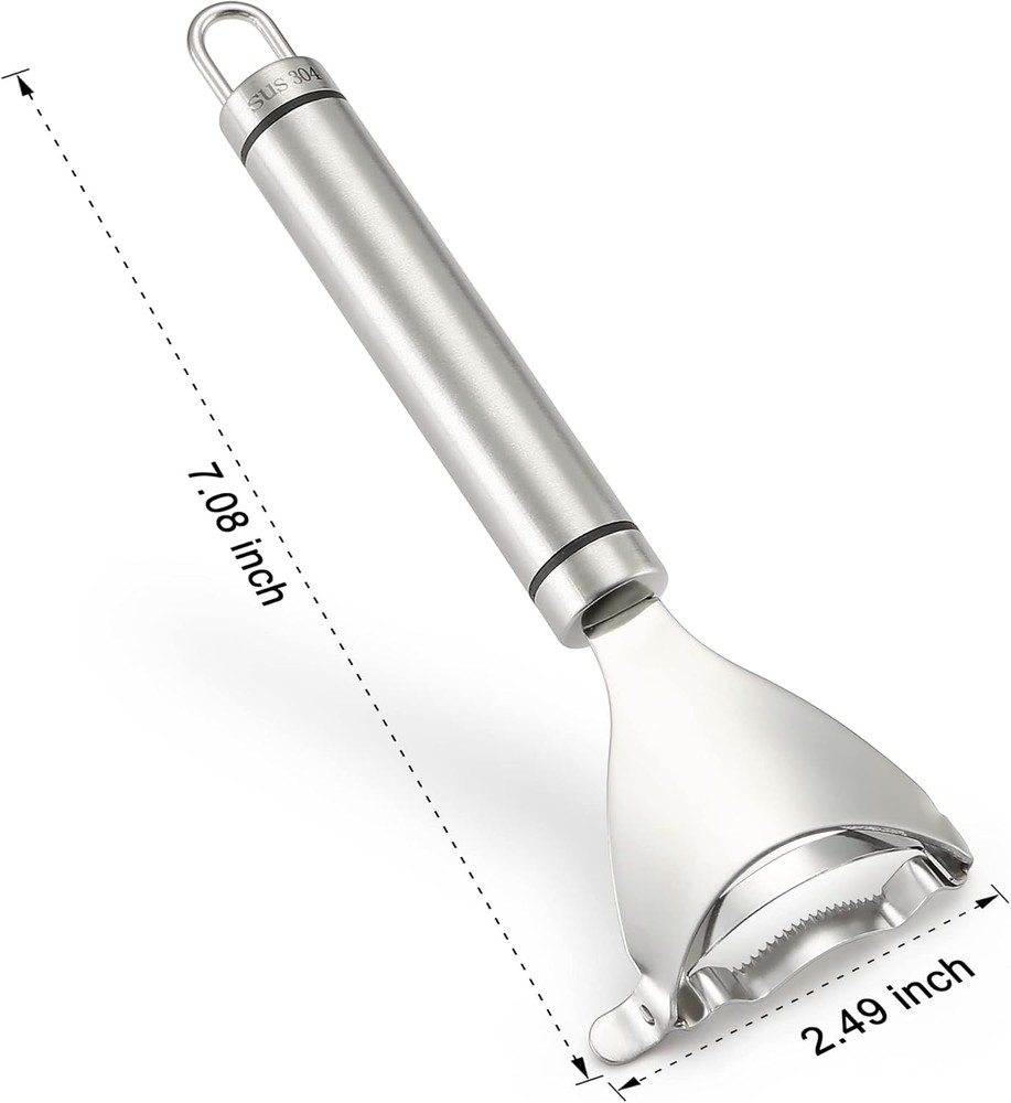 Corn Peeler Stainless Stee Corn Cob Stripper Tool Corn Thresher from the Cob, Re