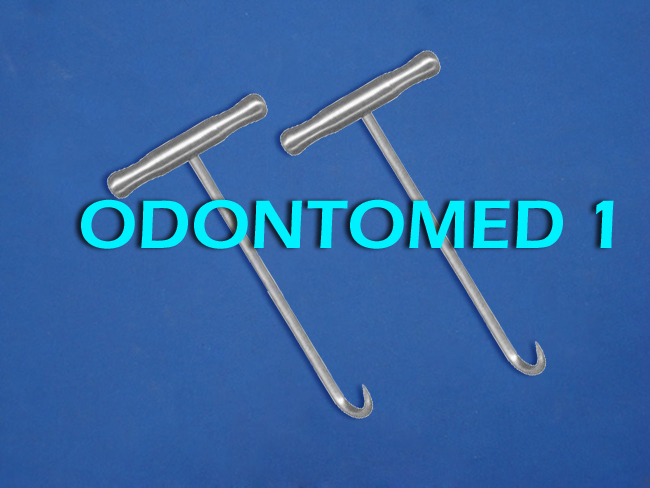 2 Bone Hook With T handle 8" Orthopedic Instruments new