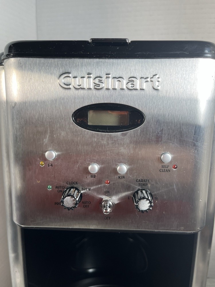Cuisinart DCC-1200 Brew Central 12-Cup Programmable Coffee Maker Tested Works