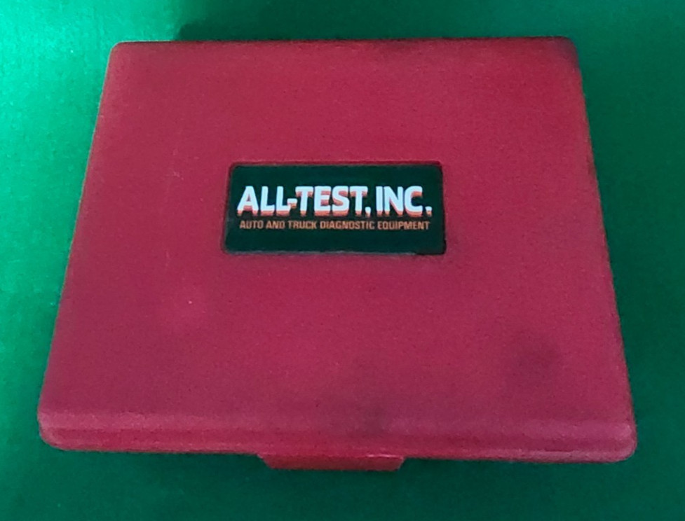 VINTAGE Alltest Digital Engine Analyzer 3706 W/ Red Case Diagnostic Machine Tool