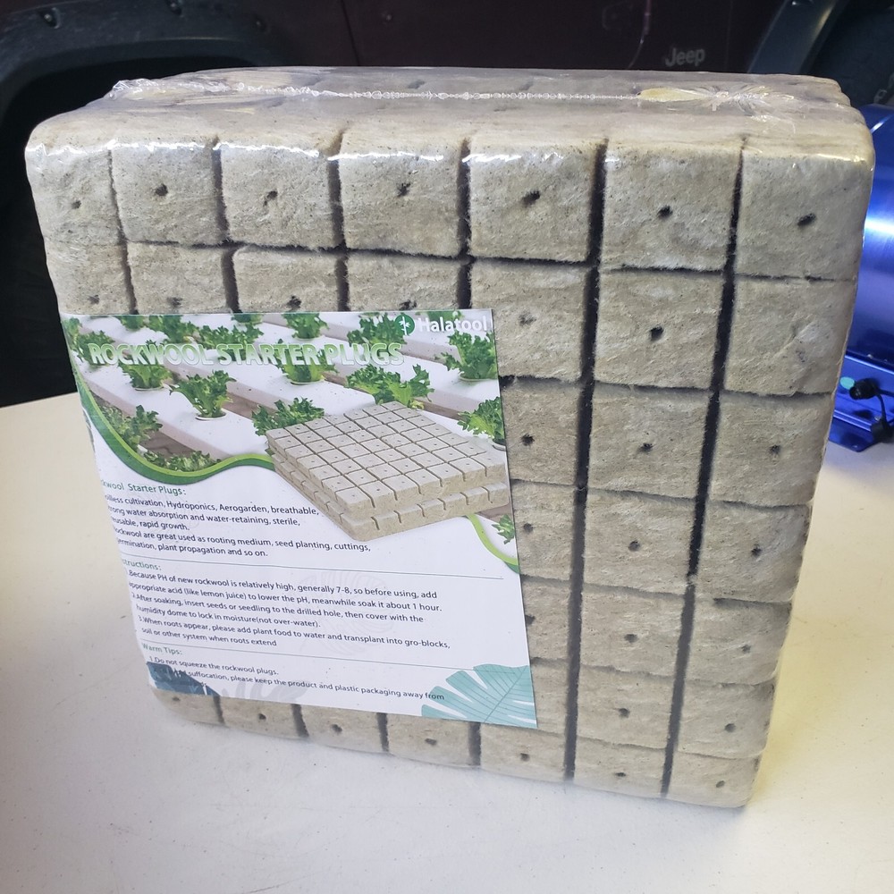 Halatool 1.5" Rockwool Cubes 196 Count