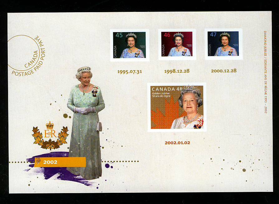 Canada 2012 = QUEEN Elizabeth ll Diamond Jubilee = KEEPSAKE folder Volume #5