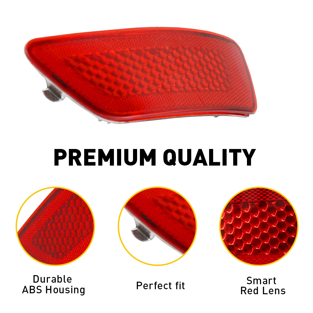 Rear Bumper Light Right Reflector Passenger For Side Jeep 2011-2017 Compass