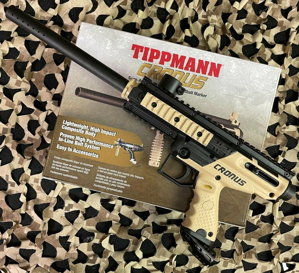 NEW Tippmann Cronus Paintball Gun - Basic - Tan/Black