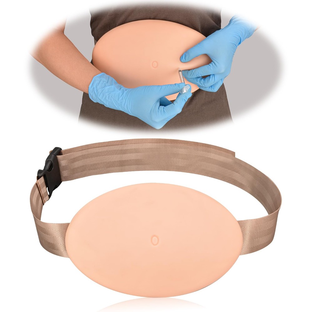 Belly Injection Simulator, Subcutaneous Injection Training Pad, Injection Pra...