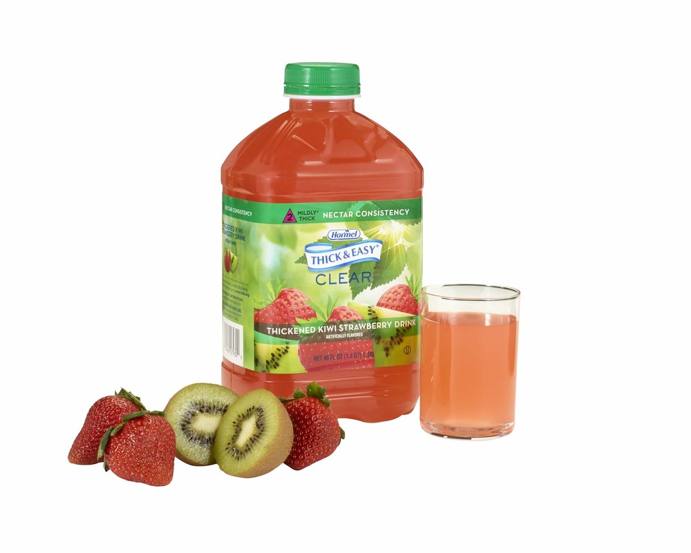 Thick & Easy Thickened Beverage Kiwi Strawberry 46 oz. Bottle 6 Ct