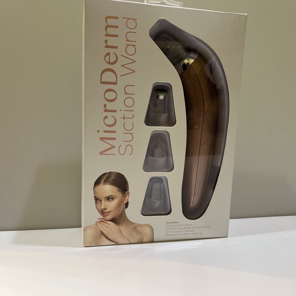 Nord + Bare Microderm Suction Wand With 4 Tips New