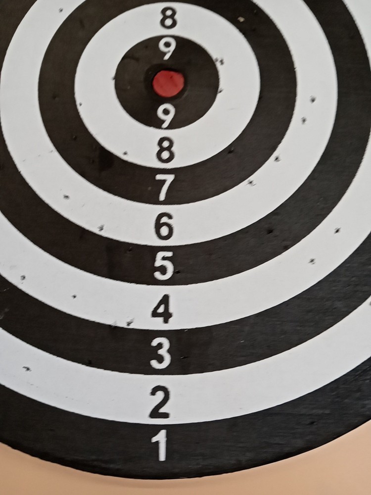 🤩 Double sided Dart Board Set with 6 darts.